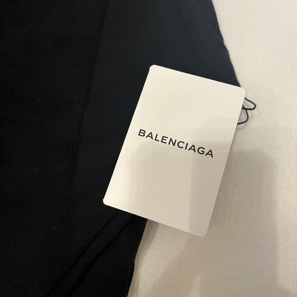 Brand New BALENCIAGA "Femme Fatal" Black Hooded Sweatshirt, Size Large - Picture 3 of 6